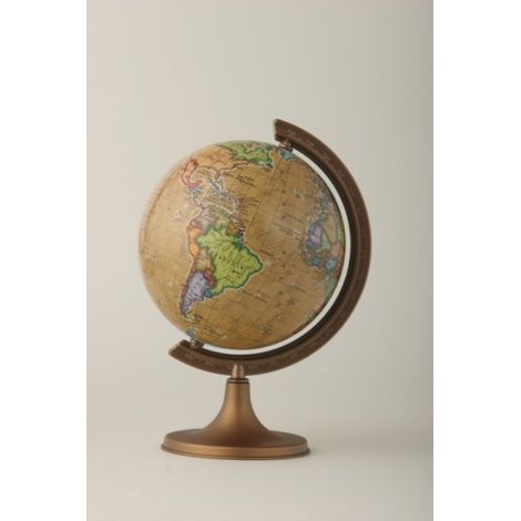 Zachem Globus Retro 110 mm - politische Karte, Dekoration