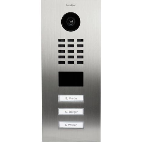 DoorBird D2103V Video citofono IP LAN Unità esterna Acciaio inox V2A (spazzolato) (1/2)