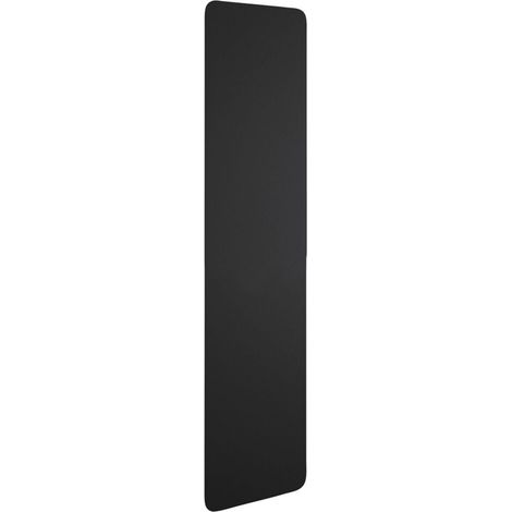 Lineabeta - Elektrische Wandwandheizung Caligo L.47 H.179 cm aus schwarzem Stahl