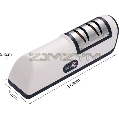 Aiguiseur électrique, aiguiseur manuel entièrement automatique, accessoire de cuisine rapide et efficace avec chargement USB (1/5)