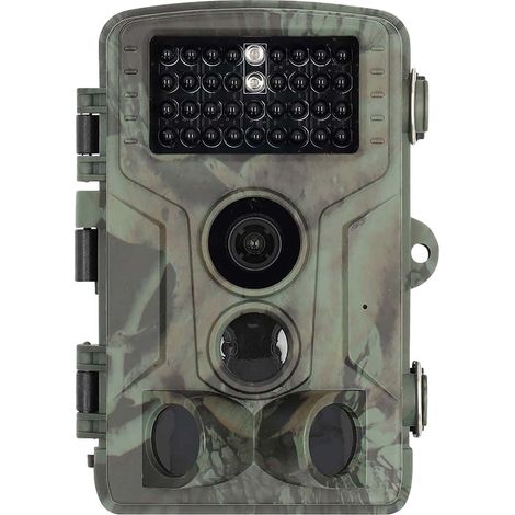 Caméra d'observation NEDIS WCAM180GN, 4K@10fps, 50 MP, No-Glow IR, IP65, écran LCD 2,4"