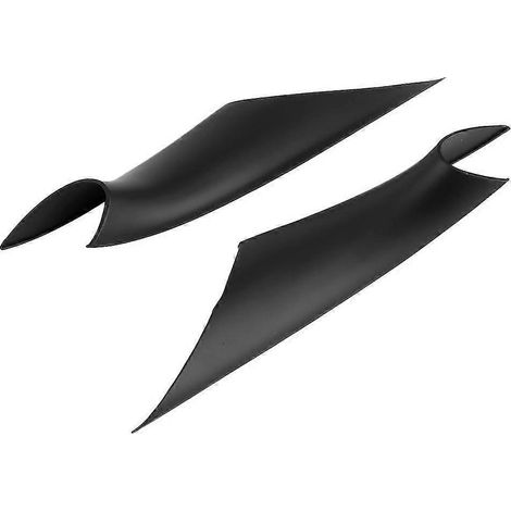 Lot de 2 garnitures de poignées de porte intérieures de voiture, noir mat, compatibles avec les modèles BMW Série 3 et 4 (F30, F80, F82, F33). (1/5)