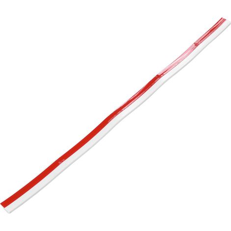 Bande d'étanchéité pour portes en silicone blanc, coupe-vent, anti-poussière et insonorisante, pour joints jusqu'à 23 mm de profondeur. (1/5)