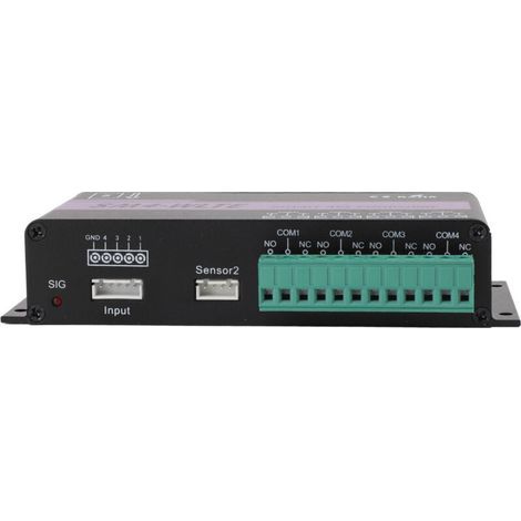 4G 4 canaux GSM télécommande relais commutateur APP WEB SMS contrleur d'alarme pour température humidité panne de courant prise ue 100 à 240 V (1/5)