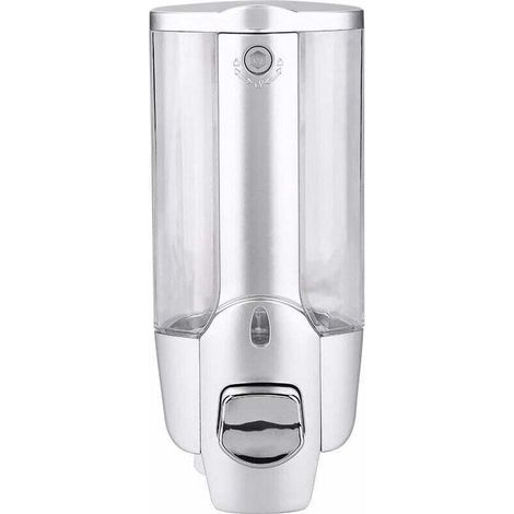 Duschseifenspender, Wandseifenspender für Badezimmer mit Flüssiglotionpumpe (350 ml) - Crezuo
