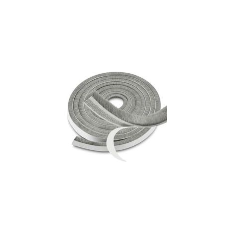 9 M Joint Brosse Porte Coulissante Joint Porte Entree Autocollant 9 mm(B) x9 mm(D) Joints Fenetre Isolation Gris Anti-vent pour Fenêtres Portes Armoires Portes Coulissantes (1/5)