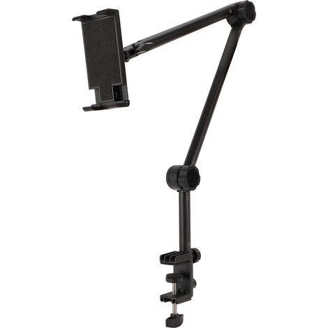 Support de téléphone de bureau/lit en fer multi-angles réglable, pliable et antidérapant pour l'apprentissage en direct (1/5)