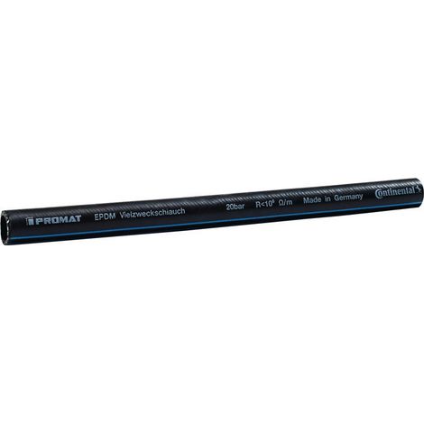 Tubo EPDM industriale e multiuso L.40m DI 9mm DE 15mm PROMAT (Per 40)