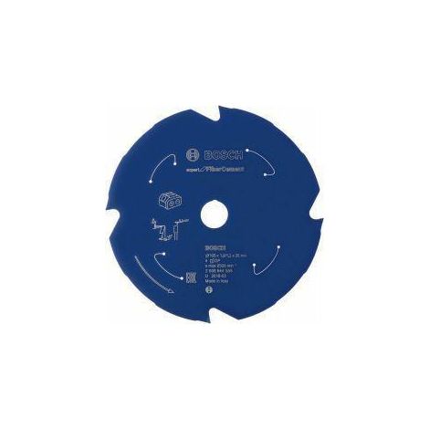 Sega circolare Bosch per fibrocemento, 160x20mm, 4 denti