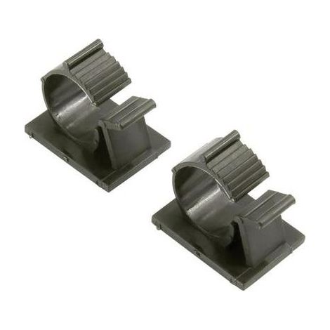 SOCLE DE FIXATION AUTOCOLLANT 93013C1217 NOIR 10 PC(S)