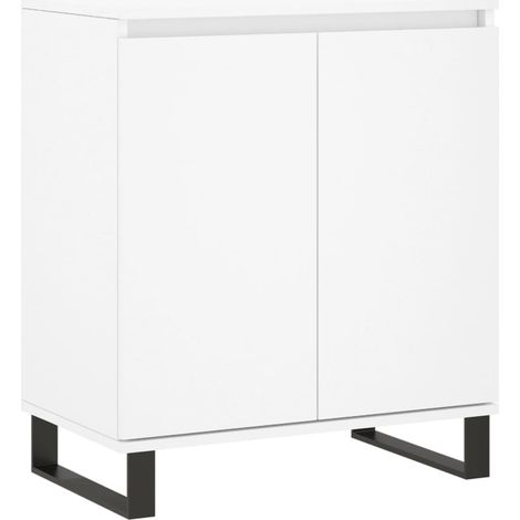 Credenza cassettiera mobile contenitore organizer cucina soggiorno salotto 60 x 35 x 70 cm legno ingegnerizzato bianco 020030371