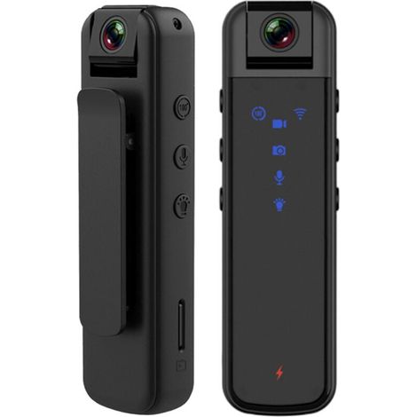 1 caméra de sécurité Divers accessoire de portail, Ultra HD 1080p, objectif grand angle 130°, batterie 1000 mAh, rotation 90°, carte micro SD 128 Go incluse (1/5)