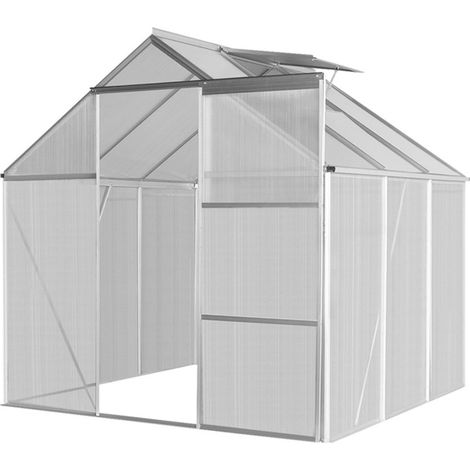 Promotion Gewächshaus Alu-Rahmen 190 x 190 x 193 cm (1/4)