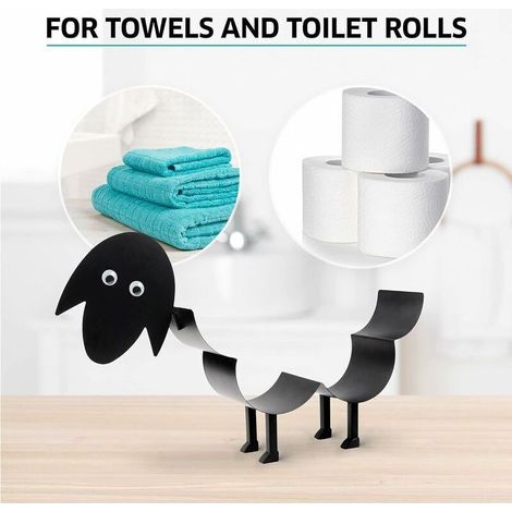 Toilettenpapierhalter in Schafform, Toilettenpapierrollen-Reservierung, Toilettendekoration, origineller Toilettenpapierhalter, Toilettenaufbewahrung, Toilettenpapierreserve (1/5)