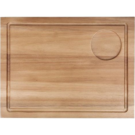 Grande planche à steak en bois d'acacia 31x24x2.5 cm - (1/5)