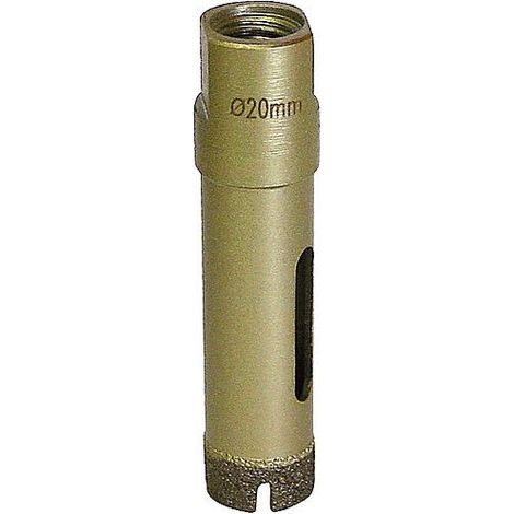 Eibenstock Couronne trépan pour carrelage sèche M 14, Ø 20 mm, longueur utile 35 mm EFB 68