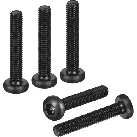 Vis Torx sécurité tête cylindrique M6x35mm 30 Noir (1/5)