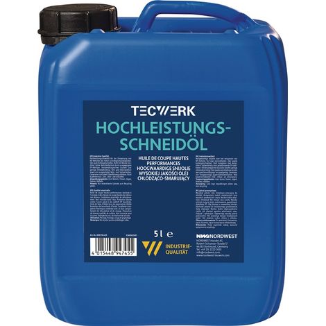 TECWERK Hochleistungsschneidöl 5l Kanister TECWERK