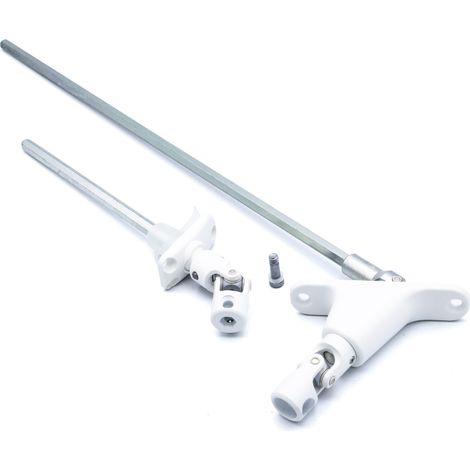 Cardán triple ZF estrecho Blanco 370+155 - ZF D593AB