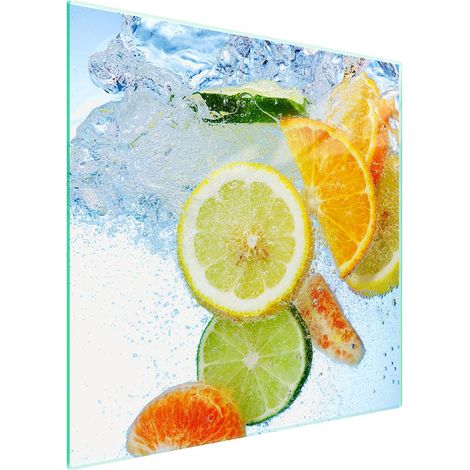 Piastra protettiva in vetro per piano cottura 50x52 Frutta (1/5)