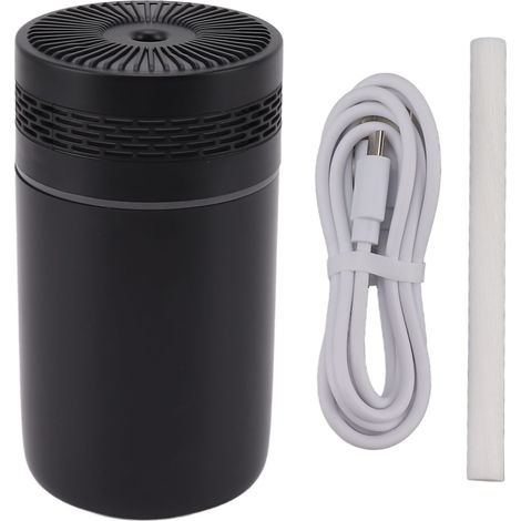 Humidificador USB colorido con luz nocturna – Mini negro, 3 en 1 para oficina/coche/dormitorio, regalo asequible para el Día de la Madre (1/5)