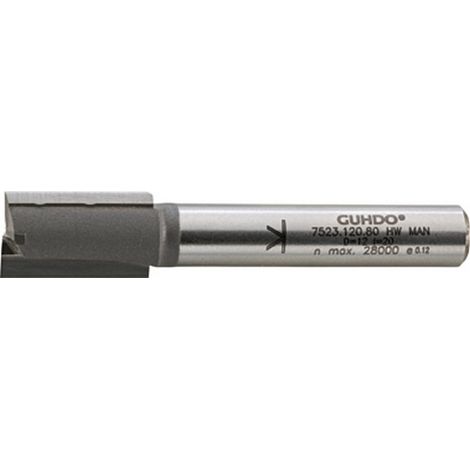 Fresa de ranurar, herramienta de madera, hoja de perforación equipado para herramienta de madera, Ø : 16 mm, Largo útil 30 mm, Largo total 90 mm