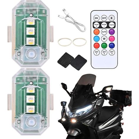 Feux clignotants de moto, clignotant LED pour voiture, 2 (1/5)