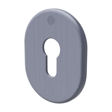 MOSTRINA PORTA BLINDATA 4302 SECUREMME - F.SAGOM OTTONE CROMO SATINATO MM 62X82- 5 pezzi