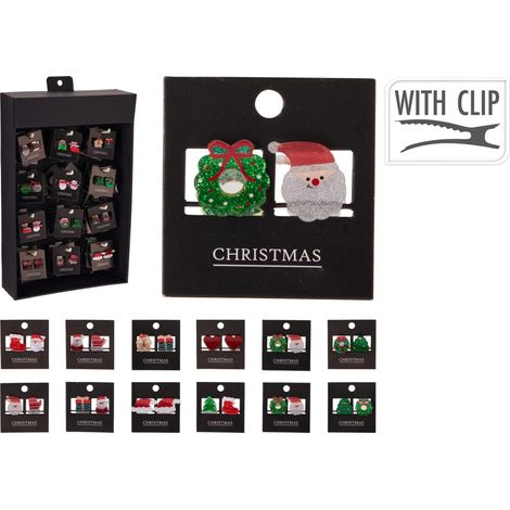 Set 2 mollette natalizie modello assortito PERAGA CHRISTMAS