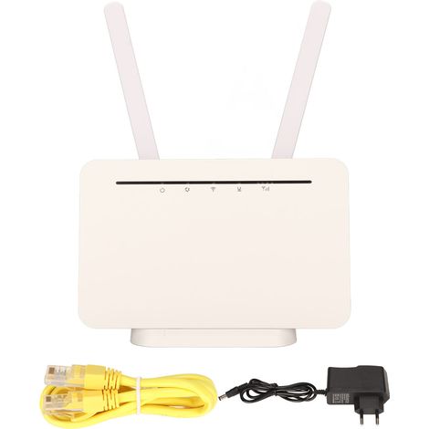 Routeur 4G CPE 300Mbps, WiFi sans fil, carte SIM intégrée, fréquence 50-60Hz, Plug and Play, pour smartphone et tablette, prise EU 100-240V (1/5)