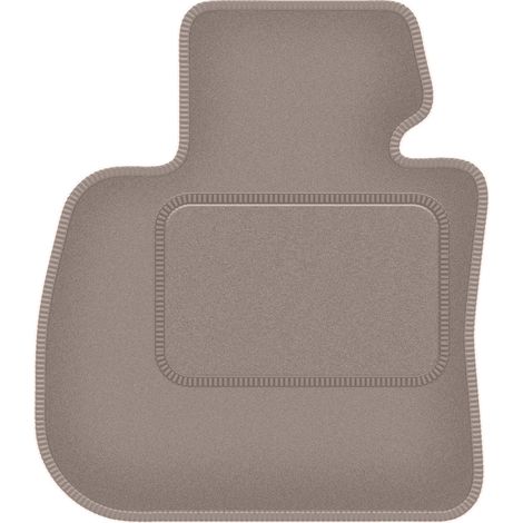 Tapis de sol conducteur en velours beige pour : BMW Série 2 F46 7 places (2015-2022) (1/5)