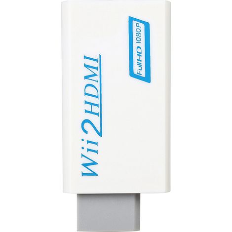 HDMI-Adapter für Wii mit 720p/1080p-Upscaling und 3,5-mm-Audioausgang