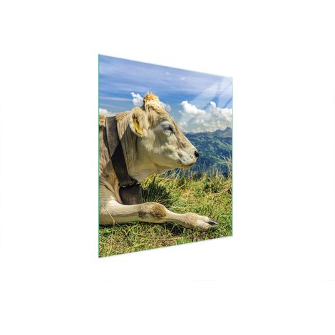 TAGLIERE IN VETRO 45x52 MUCCA (1/5)