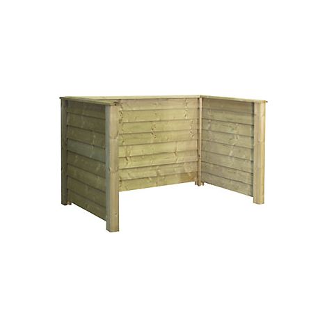 kaiserkraft Rivestimento per bidoni Profilo Klink legno (1/2)