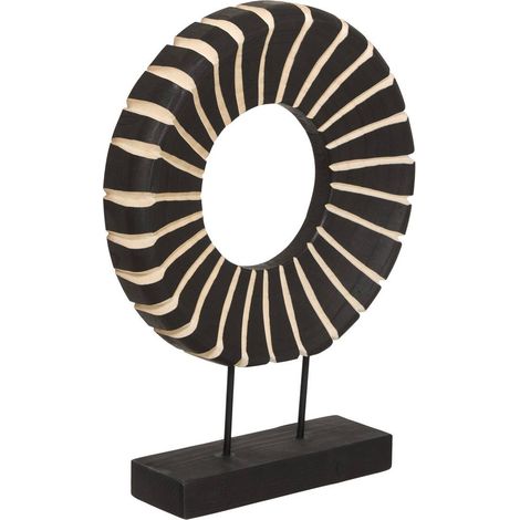 Objet déco Nyero H.47cm noir - Atmosphera créateur d'intérieur (1/3)