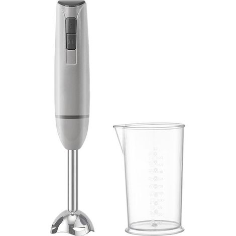 Frullatore ad Immersione Sbattitore Iridea Grigio Perla 800 Watt