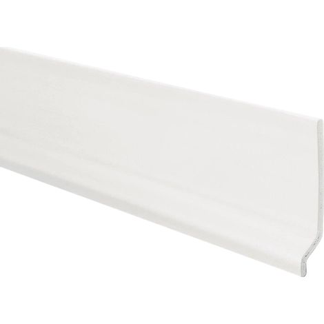 BATTISCOPA IN PVC ESPANSO h cm.7 x 2 mt. col. Bianco (1/6)