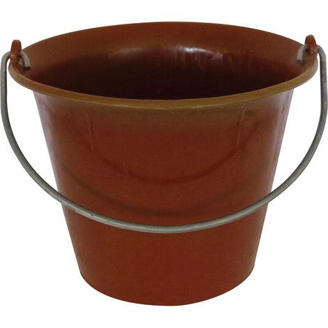 Seau de maçon plastique rouge - Mondelin