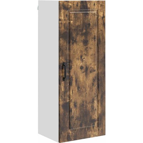 Maison Exclusive - Armadietto a muro PORTO Rovere fumé 40 x 31 x 100 cm