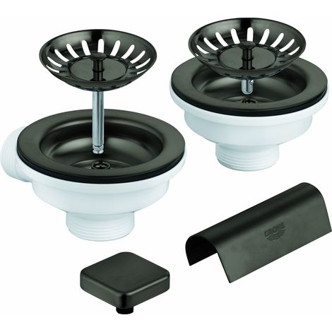 Juego de desagüe GROHE, con excéntrica, para Fregaderos de cocina (1/2)