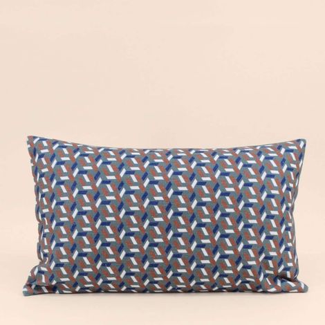 Coussin déperlant & anti uv motifs géometriques 30x50cm (1/5)