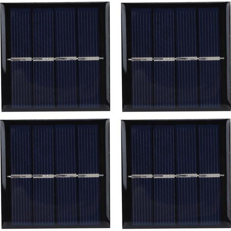 4 pièces 0.45W 2V 58x58mm Panneau Solaire PET Chargeur Accessoires Énergie Solaire (1/5)