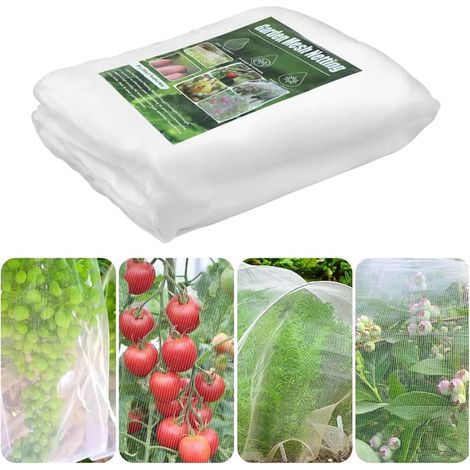Filet anti-insectes pour légumes, 3 x 15 mètres, filet anti-insectes réutilisable pour protéger les fruits et les fleurs (SKU produit : 96541449 SKU Offre : mkh25.7.1-7) (1/4)