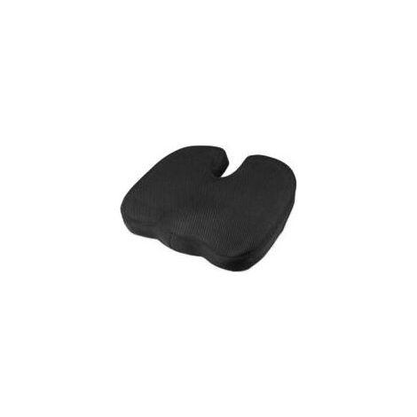Coussin orthopédique en mousse à mémoire de forme 45x35x7cm – Confort coccyx pour bureau et voiture – Revêtement 3D filet lavable (1/4)