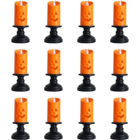 Bougies chauffe-plat à LED, 12 pièces, bougies chauffe-plat à piles, sans flamme, à piles, idéales pour les décorations de fête à domicile