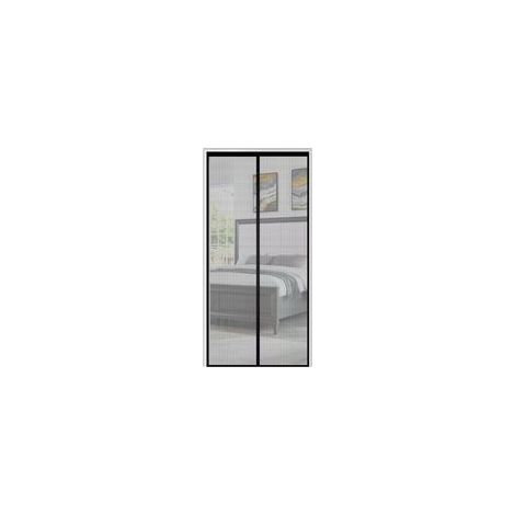 Moustiquaire Porte Fenetre Magnetique 90x210,Moustiquaire Baie Vitree Coulissante,Moustiquaire Magnétique Porte,Moustiquaire en Fibre de Verre,Installation Adhésive sans Perçage