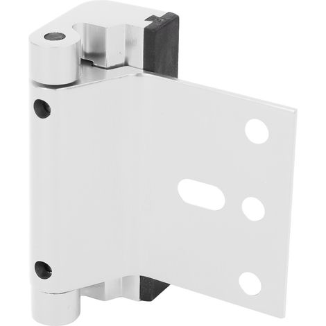 Serrure de sécurité pour porte d'entrée, résistante à 363 kg (800 lb), en alliage d'aluminium, avec système de sécurité enfant, pour chambre et garage, couleur argent. (1/5)