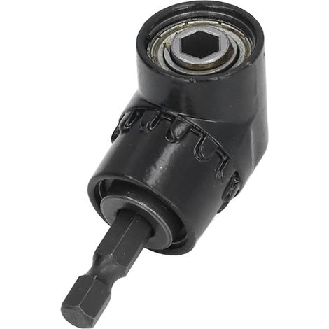Adaptateur de Perceuse à Angle Droit Porte-embout Coudé Adaptateur de Fixation pour Perceuse de Forage Accessoire à Tige Hexagonale 1/4 Po (1/5)