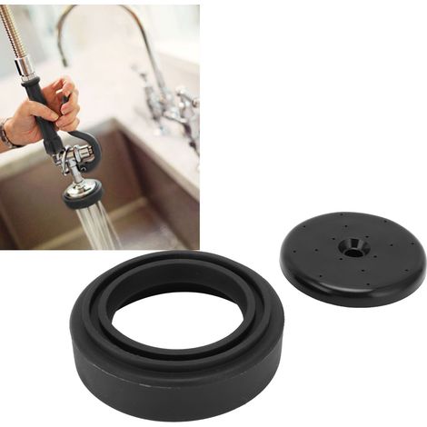 Kit de réparation de robinet de douche pour hôtel, couvercle de robinet de douche pour évier de cuisine/restaurant commercial, pulvérisateur 9956 Noir (1/5)