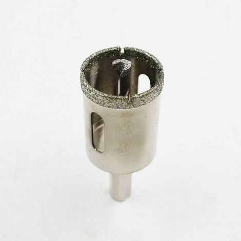 Ahlsen Broca de diamante con taladro central, sierra perforadora de 25mm, herramientas de corte para vidrio/cerámica/azulejos/piedra transparente (1/5)